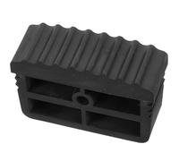 GOOHOCHY Protection pour pied d'échelle Echelle patin 2.56x1.57x0.98 pouces Caoutchouc noir antidérapant pour usage domestique et professionnel