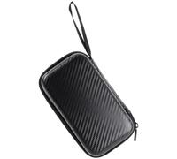 GOOHOCHY Sacoche de Transport Étui de Protection Antichoc Fermeture Éclair Classique Noire en Eva et PU pour Protéger Votre Thermomètre des Impacts pour Thermomètre