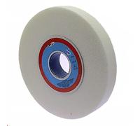 GOONSDS Meule D'établi, Diamètre Extérieur : 125 Mm, Diamètre du Trou : 12,7 Mm, Épaisseur : 16 Mm 1 Pièce pour des Applications Telles Que L'acier Ou Les Métaux,100 Grit