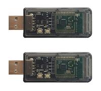 Goorvoucs 2X ZigBee 3.0 Silicon Labs Mini EFR32MG21 Module de Puce de Dongle USB de Passerelle de Hub Ouvert Universel ZHA NCP OpenHAB