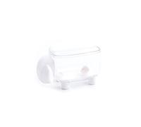 GOOTHDY Distributeur Qtip de cotons-tiges de mouton avec couvercle, White | Rangement sur comptoir pour tampons cosmétiques, cotons-tiges, Qtip, fil dentaire, cure-dents, trombones, punaises