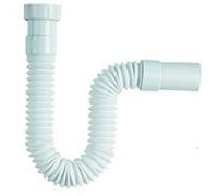 GoPlaST OR aLCA Siphon d’évacuation flexible universel pour baignoire/évier 3,81 cm à 40/50 mm