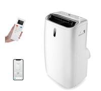 GOPLUS Climatiseur d’Air Mobile Portable 14000BTU 4,1kW, R290 pour 39m² | Rafraîchisseur d’Air 5 en 1 Refroidissement, Chauffage, Déshumidification, Ventilation, Minuterie 24H, Télécommande/Écran