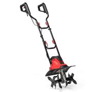 GOPLUS Motobineuse Electrique Filaire 1200W, Motoculteur Manuelle à Fraise 10 A, Largeur de Travail et Profondeur de Travail 22 cm, Ameublisseur Électrique, Fraiseuse de Jardin (Rouge,Largeur 36,5)