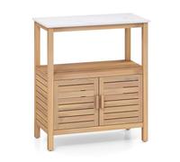 GOPLUS Table de Rempotage en Bois, 88x45x120 CM, Table de Jardinage avec Plateau en Résine Large, Étagère de Rangment Ouverte, Armoire Inférieur pour Outils, Charge 70KG, pour Terrasse, Jardin