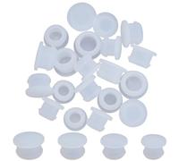 GORGECRAFT 24 bouchon en Silicone de 4 tailles pour Salière et Poivrière, Bouchons Réutilisables pour Sel et Poivre, Bouchons Ronds de Rechange pour Bouteilles de Cuisine à Domicile