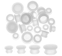 GORGECRAFT 24pcs Bouchons de Salière et Poivrière Bouchons en Silicone 9/11/13/17.5mm Diamètre Intérieur Bouchon de Remplacement Bouchons de Bouteille Bouchon Rond Réutilisable pour Pots Tuyaux
