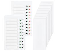 GORGECRAFT 2PCS Tableau de Corvée Portable Tableaux Mémo to Do List Board Planificateur D'Horaire Quotidien Mes Corvées Liste de Contrôle Tableau de Tâches avec 10 Feuilles de Cartes (20 × 13MM)