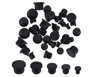 GORGECRAFT 40 Bouchon en Silicone Noir pour Salière et Poivrière Bouchon de Remplacement de 5.5/8.3/10.5/12.5/14mm, Trou D'Insertion Extrémité Ronde pour Bouteilles Tuyaux Pots de Fleurs Fournitures