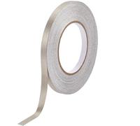 GORGECRAFT 50m*10mm Ruban Adhésif en Tissu Faraday Double Conducteur en Fibre de Verre pour Blindage EMI, Blocage RF Ordinateur Portable Téléphone Portable Câble LCD Emballage de Faisceau, Beige