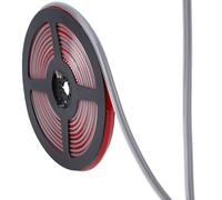 GORGECRAFT Bande de Calfeutrage Autocollante Gainsboro 5mx8mmx4.5mm Imperméable Facile à Coller. Rouleau de Ruban Adhésif pour Joints de Carrelage d'angle de Salle de Bain Lavabo WC Baignoire Mur