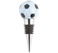 GORGECRAFT Bouchon de Bouteille de Vin en Métal Argenté et Résine Réutilisable en Forme de Ballon de Sport de Bouteille de Champagne pour Hommes Femmes la Pendaison de Crémaillère Noël Halloween