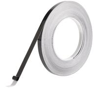 GORGECRAFT Ruban Adhésif en Polyester Brillant Noir Imperméable de 50 m X 8mm pour Décoration Murale Moulure Miroir Bordure Carrelage pour Travaux Manuels Décoration Murale Arts Graphiques