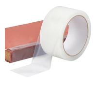 GORGECRAFT Ruban Adhésif Transparent de Réparation de Livres 27.4mX48mm Extensible pour Reliure Résistant Réparation de Livres D'Archives Fournitures de Bibliothèque Renforcer Protéger Recouvrir