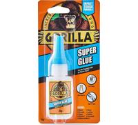 Gorilla Super Glue Colle Super, 15g Tout Usage, Durable & Sèche Rapidement