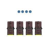 Gorilla Traps Pièges à Souris Lot de 4 - avec appât Longue durée Nara - Réutilisables et hygiéniques - Qualité Professionnelle - Certifiés §18 - Lutte antiparasitaire sans Poison