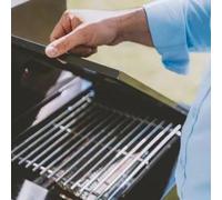 GORILLER® SILVERBACK M1 cuisine extérieure, grill à gaz avec double réfrigérateur et évier, acier inoxydable, argenté