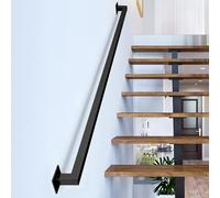 Gorssen 480cm Rétro Main Courante - Kit Complet.Balustrades d'escalier en métal intérieur et extérieur, Balustrade Garde Corps terrasse Rampe escalier pour Personnes âgées, Enfants