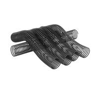 Goshyda Bobine de Reliure, Bobine de Reliure en Spirale de 38 Mm pour une capacité de 310 Feuilles, Dos en Plastique au Pas de 4:1 avec 48 Boucles pour Papier A4, Spirale Robuste