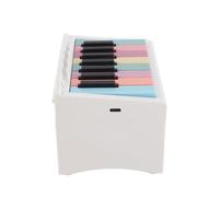 Goshyda Calendrier de Bureau de Piano Rechargeable par USB, 52 Cartes de Musique Hebdomadaires avec Partitions, Haut-parleur Bluetooth Réglable en Volume, Ornement de Bureau Interactif pour la (WHITE)