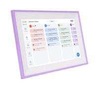 Goshyda Calendrier Numérique pour la Famille, Planificateur Intelligent avec Synchronisation WiFi, Tableau des Tâches à écran Tactile de 10,1 Pouces, Cadre Photo électronique pour le Bureau à
