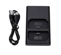 Goshyda Chargeur de Batterie Double Port pour Sonnette Ring 2 3 4 | Station de Chargeur de Batterie pour Sonnette, Charge Rapide USB C