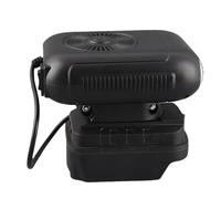 Goshyda Chauffage Portatif alimenté par Batterie, Retournement à 90 Degrés, 2 Températures, 2xUSB, pour BL1830 BL1850 BL1840 BL1845 BL1815 BL1820 BL1860B