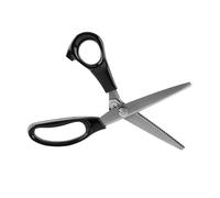 Goshyda Ciseaux à Cranter Professionnels pour Couture, Ciseaux à Bord Triangulaire en Acier Inoxydable, Lames de Coupe Décoratives pour Tissu de 7mm, 23cm (zm)