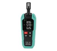 Goshyda Compteur Numérique de Température et d'humidité, Thermo-hygromètre avec Ampoule Humide de Point de Rosée, Moniteur de Température Ambiante Portatif, Sonde de Haute Précision pour