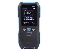 Goshyda Détecteur de Champ électromagnétique, 4 en 1 EF MF RF avec Affichage de Courbe pour EMF Domestique, Haute sensibilité, écran Double Thème, Triple Avertissement, Portable Rechargeable pour Wi