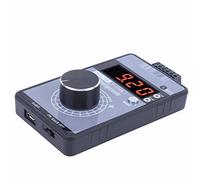 Goshyda Générateur de Signal de Courant de Tension Numérique Portable 0-10 V 0-22 MA, Simulateur Analogique d'émetteur de Signal avec Haute Précision, Affichage à 4 Chiffres, Bornes Enfichables pour