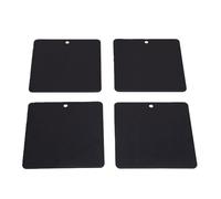Goshyda Lot de 4 Coussinets de Montage Auto-adhésifs pour Toit en Aluminium, Plaque de Montage de Lumière Magnétique 8895404 pour Surfaces Non Magnétiques, Base Adhésive Haute Résistance pour Barre