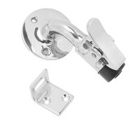 Goshyda Marine Door Stopper Catch Set 316 Stainless Steel 90 Degree | Maintient la porte ouverte pour réduire les vibrations et les hochets, loquet à ressort pour un dégagement rapide.
