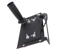 Goshyda Outil de Chanfreinage de Carrelage pour Meuleuse d'angle, Support de Chanfreinage à 45 Degrés avec Base en Fer, pour Meuleuse d'angle de 100 Mm, Profondeur Réglable de 1 à 3 Mm,