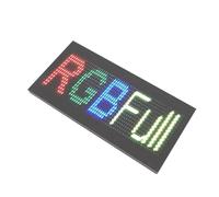 Goshyda Panneau LED, Défilement Couleur Programmable, IP64 Résistant à la Pluie, Affichage Publicitaire Multifonctionnel pour Vitrine, Haute Résolution P10, Module Intérieur Extérieur économe en