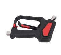 Goshyda Pistolet de Lavage Haute Pression, Pistolet Pulvérisateur Haute Pression 5800 PSI avec Actionneur en Laiton, Bobine en Céramique, Court à Rotation à 360° pour Lavage de Voiture, Connecteurs