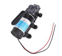 Goshyda Pompe à Eau pour Camping-car, Pompe à Membrane avec Pressostat Automatique, à Eau 24 V pour Camping-car, 45 PSI 4 GPM pour le, Auto-amorçante, Tête de 130 M, Entrée et Sortie G1/2