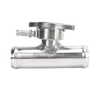 Goshyda Tuyau de Radiateur en Ligne avec Col de Remplissage, Bouchon | Col de remplissage de tuyau de liquide de refroidissement en aluminium T6061, surface polie, pour tuyau de radiateur de