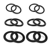 Gosknor 12pcs Rondelles et Bagues 25076RP, Caoutchouc Rondelles Tuyau de Piscine Joint Torique Compatible avec la Valve de Piston Piscine Intex et Joint Remplacement 10262 10745 10255