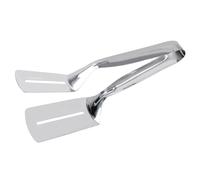 Gosknor Pince de Cuisine en Acier Inoxydable, Double Face Nouvelle Spatule Double Face 2025 Pince Longue pour Cuisine Cuisson pour Steak Poisson