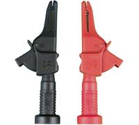 Jeu de pinces crocodiles Gossen Metrawatt KY95-3 femelle 4 mm CAT III 1000 V noir, rouge 1 pc(s)