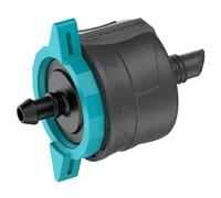 Goutteur micro réglable GARDENA 13304-26 pression compensée 1-8 L/h Pack de 6 Noir et turquoise