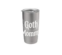 Goth Mommy Toile d'araignée gothique Gobelet isotherme en acier inoxydable double paroi
