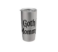 Goth Mommy Toile d'araignée gothique Gobelet isotherme en acier inoxydable double paroi