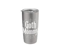 Goth Mommy Toile d'araignée gothique Gobelet isotherme en acier inoxydable double paroi