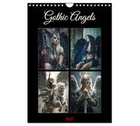 Gothic Angels (Wandkalender 2027 DIN A4 hoch), CALVENDO Monatskalender: Gefallene Engel zwischen Licht, Schatten und ewiger Macht.