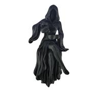 Gothic Goddess Statue - Fantasy Resin Style Decorative Sculpture, Artistic Dark Angel Inspired Figurine, Indoor Display Ornament | Spooky Home Decor for Living Room Study Bathroom Office Booksh