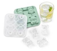 GothicBride Moule à glaçons en silicone Koala - Joli moule animal 3D avec couvercle et entonnoir - Sans BPA - Pour enfants et adultes - Idéal pour cocktails, jus et whisky