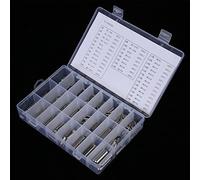 GOTOTOP Jeu de Goupilles à Ressort en Acier Inoxydable 304, 280 Pièces, Goupilles de Tension à Ressort M1,5 à M8 avec Boîte de Rangement, Plusieurs Tailles, Assortiment organisé pour une Utilisation