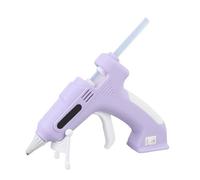 GOTOTOP Pistolet à Colle Chaude sans Fil, Outil de Colle Thermofusible électrique PE PVC avec Batterie 2000 MAh 90 S Chaleur Rapide 10 Bâtons de 7 Mm pour les Projets de Bricolage de Réparation à